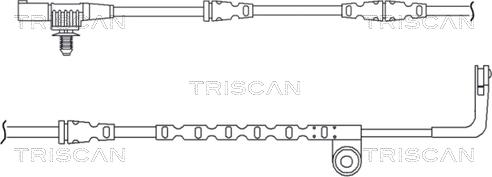 Triscan 8115 17007 - Indikators, Bremžu uzliku nodilums autodraugiem.lv
