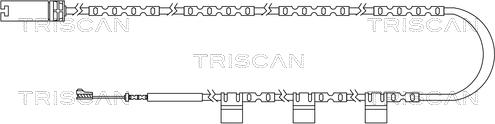 Triscan 8115 17019 - Indikators, Bremžu uzliku nodilums autodraugiem.lv