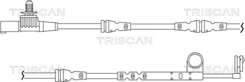 Triscan 8115 17011 - Indikators, Bremžu uzliku nodilums autodraugiem.lv