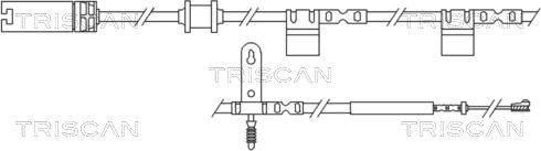Triscan 8115 17018 - Indikators, Bremžu uzliku nodilums autodraugiem.lv