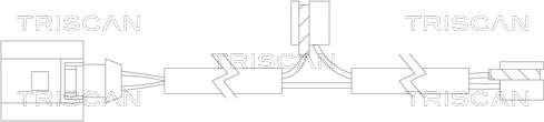 Triscan 8115 29005 - Indikators, Bremžu uzliku nodilums autodraugiem.lv