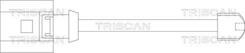 Triscan 8115 29012 - Indikators, Bremžu uzliku nodilums autodraugiem.lv
