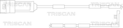 Triscan 8115 24001 - Indikators, Bremžu uzliku nodilums autodraugiem.lv