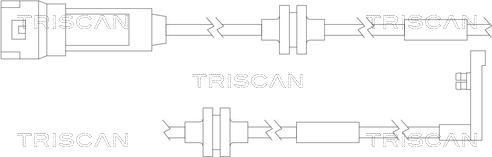 Triscan 8115 24014 - Indikators, Bremžu uzliku nodilums autodraugiem.lv