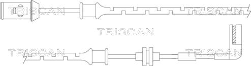 Triscan 8115 24015 - Indikators, Bremžu uzliku nodilums autodraugiem.lv