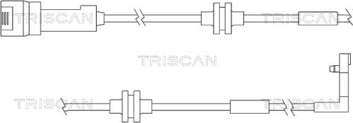 Triscan 8115 24012 - Indikators, Bremžu uzliku nodilums autodraugiem.lv