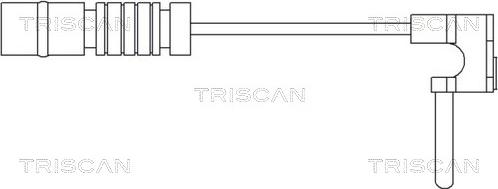 Triscan 8115 23002 - Indikators, Bremžu uzliku nodilums autodraugiem.lv