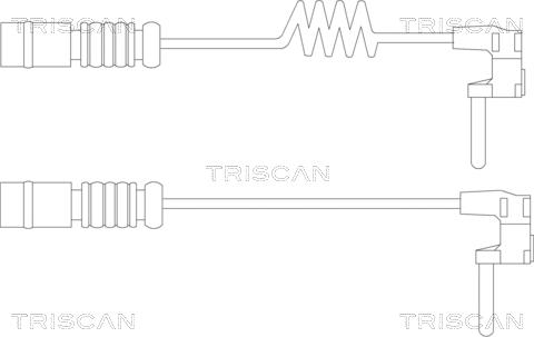 Triscan 8115 23020 - Indikators, Bremžu uzliku nodilums autodraugiem.lv
