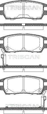Triscan 8110 42003 - Bremžu uzliku kompl., Disku bremzes autodraugiem.lv