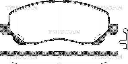 Triscan 8110 42019 - Bremžu uzliku kompl., Disku bremzes autodraugiem.lv
