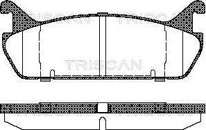 Triscan 8110 50020 - Bremžu uzliku kompl., Disku bremzes autodraugiem.lv