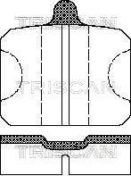 Triscan 8110 67747 - Bremžu uzliku kompl., Disku bremzes autodraugiem.lv