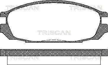 Triscan 8110 14010 - Bremžu uzliku kompl., Disku bremzes autodraugiem.lv