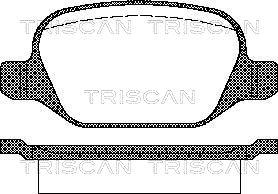 Triscan 8110 15021 - Bremžu uzliku kompl., Disku bremzes autodraugiem.lv