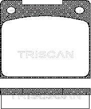 Triscan 8110 10424 - Bremžu uzliku kompl., Disku bremzes autodraugiem.lv