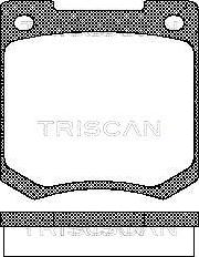 Triscan 8110 10425 - Bremžu uzliku kompl., Disku bremzes autodraugiem.lv