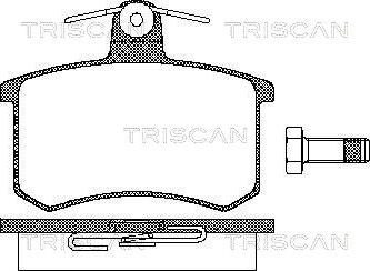 Triscan 8110 10116 - Bremžu uzliku kompl., Disku bremzes autodraugiem.lv