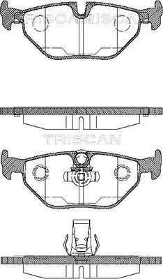 Triscan 8110 11003 - Bremžu uzliku kompl., Disku bremzes autodraugiem.lv