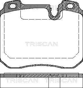 Triscan P0278300 - Bremžu uzliku kompl., Disku bremzes autodraugiem.lv