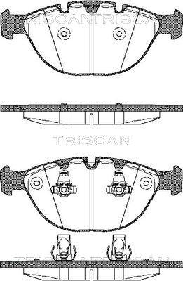 Triscan 8110 11011 - Bremžu uzliku kompl., Disku bremzes autodraugiem.lv