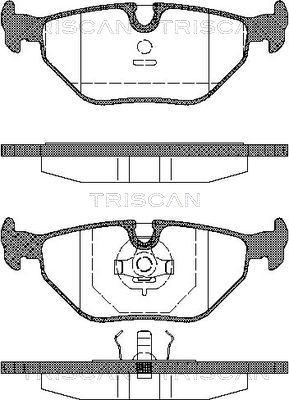 Triscan 8110 11899 - Bremžu uzliku kompl., Disku bremzes autodraugiem.lv