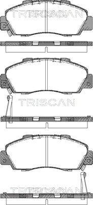 Triscan 8110 17009 - Bremžu uzliku kompl., Disku bremzes autodraugiem.lv