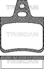 Triscan 8110 38933 - Bremžu uzliku kompl., Disku bremzes autodraugiem.lv