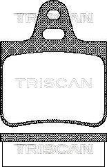 Triscan 8110 38783 - Bremžu uzliku kompl., Disku bremzes autodraugiem.lv