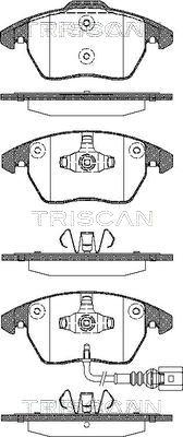 Triscan 8110 29051 - Bremžu uzliku kompl., Disku bremzes autodraugiem.lv