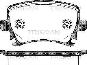 Triscan 8110 29052 - Bremžu uzliku kompl., Disku bremzes autodraugiem.lv