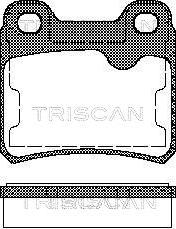 Triscan 8110 24892 - Bremžu uzliku kompl., Disku bremzes autodraugiem.lv