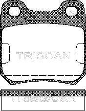 Triscan 8110 24865 - Bremžu uzliku kompl., Disku bremzes autodraugiem.lv