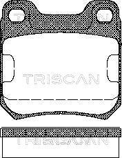 Triscan 8110 24866 - Bremžu uzliku kompl., Disku bremzes autodraugiem.lv