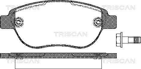 Triscan 8110 28022 - Bremžu uzliku kompl., Disku bremzes autodraugiem.lv