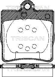 Triscan 8110 23018 - Bremžu uzliku kompl., Disku bremzes autodraugiem.lv