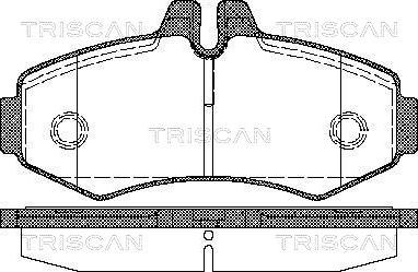 Triscan 8110 23020 - Bremžu uzliku kompl., Disku bremzes autodraugiem.lv