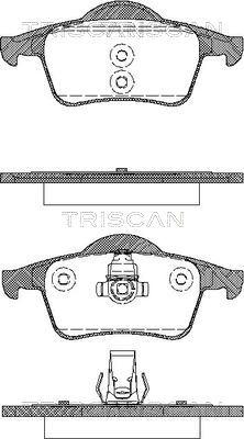 Triscan 8110 27004 - Bremžu uzliku kompl., Disku bremzes autodraugiem.lv