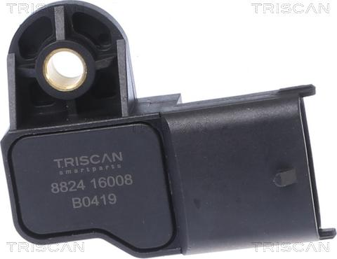 Triscan 8824 16008 - Devējs, Spiediens ieplūdes traktā autodraugiem.lv