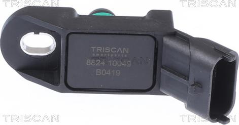 Triscan 8824 10049 - Devējs, Spiediens ieplūdes traktā autodraugiem.lv