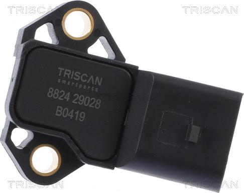 Triscan 8824 29028 - Devējs, Spiediens ieplūdes traktā autodraugiem.lv