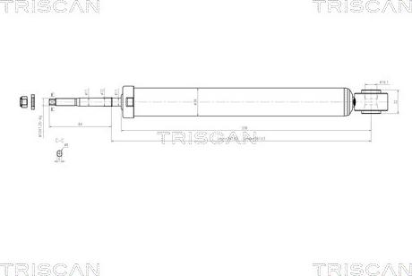 Triscan 8705 10206 - Amortizators autodraugiem.lv
