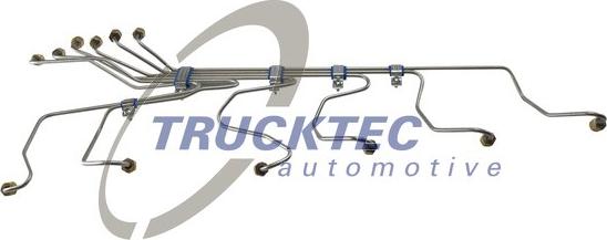 Trucktec Automotive 05.13.010 - Augstspiediena cauruļvadu komplekts, Iesmidzināšanas sistēma autodraugiem.lv