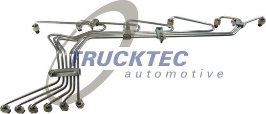 Trucktec Automotive 05.13.022 - Augstspiediena cauruļvadu komplekts, Iesmidzināšanas sistēma autodraugiem.lv