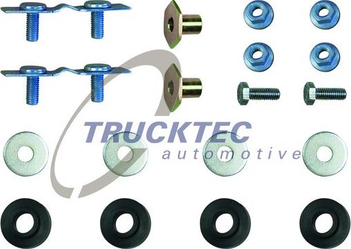 Trucktec Automotive 02.43.163 - Montāžas komplekts, Izplūdes gāzu sistēma autodraugiem.lv