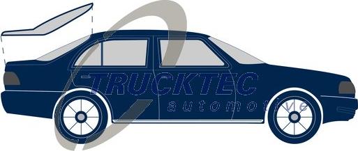 Trucktec Automotive 02.53.036 - Blīve, Bagāžas / Kravas nodalījuma vāks autodraugiem.lv