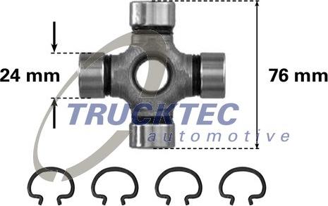 Trucktec Automotive 02.34.004 - Šarnīrs, Garenvārpsta autodraugiem.lv