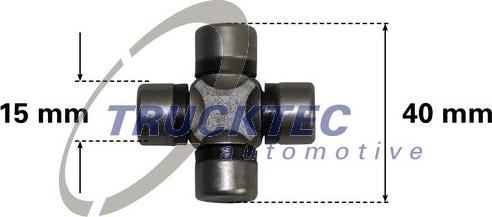 Trucktec Automotive 02.34.033 - Šarnīrs, Stūres vārpsta autodraugiem.lv