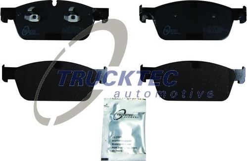 Trucktec Automotive 02.35.486 - Bremžu uzliku kompl., Disku bremzes autodraugiem.lv