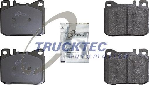 Trucktec Automotive 02.35.132 - Bremžu uzliku kompl., Disku bremzes autodraugiem.lv
