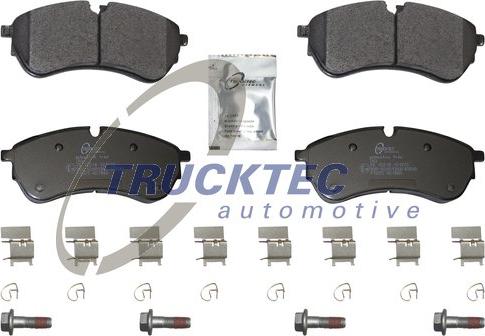 Trucktec Automotive 07.35.319 - Bremžu uzliku kompl., Disku bremzes autodraugiem.lv